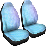 Blue Purple Mermaid Scales Car Seat Covers 212001 - YourCarButBetter