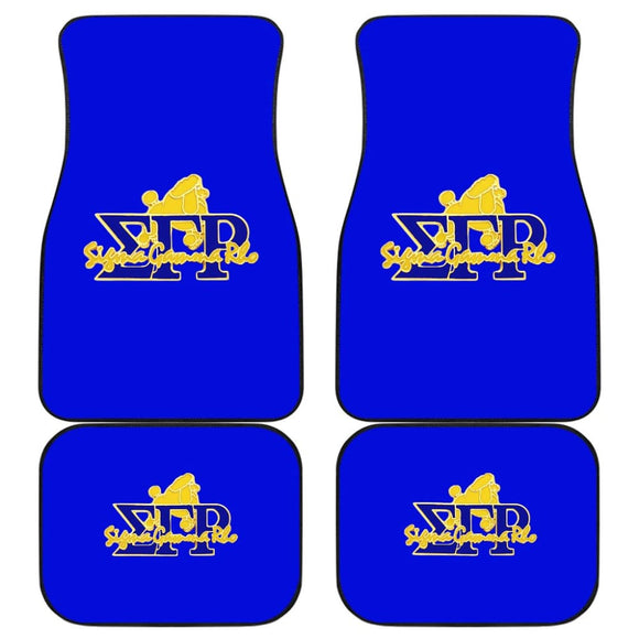 Blue Sigma Gamma Rho Car Floor Mats 211405 - YourCarButBetter