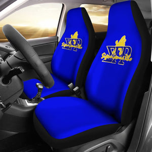 Blue Sigma Gamma Rho Car Seat Covers 211405 - YourCarButBetter