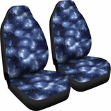 Blue Starry Sky Nebula Galaxy Stars Galactic Car Seat Covers 550317 - YourCarButBetter