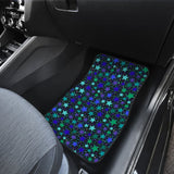 Blue Stars Front And Back Car Mats 101819 - YourCarButBetter