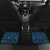 Blue Stars Front And Back Car Mats 101819 - YourCarButBetter