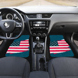 Blue Stars Stripes American Flag Car Floor Mats 211206 - YourCarButBetter