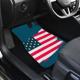 Blue Stars Stripes American Flag Car Floor Mats 211206 - YourCarButBetter