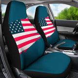 Blue Stars Stripes American Flag Car Seat Covers 211206 - YourCarButBetter