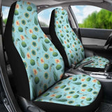 Blue Succulent Cactus Pattern Car Seat Covers 102802 - YourCarButBetter