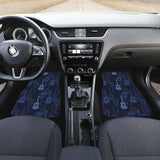 Blue Theme Guitar Pattern Front And Back Car Mats 221205 - YourCarButBetter