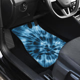 Blue Tie Dye Car Floor Mats 174510 - YourCarButBetter