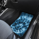 Blue Tie Dye Car Floor Mats 174510 - YourCarButBetter