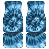 Blue Tie Dye Car Floor Mats 174510 - YourCarButBetter