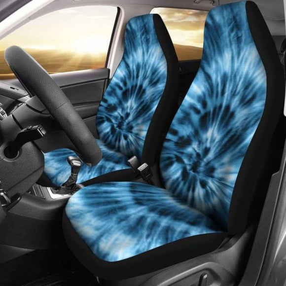 Blue Tie Dye Car Seat Covers 154230 - YourCarButBetter