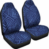 Blue Tribal Polynesian Car Seat Covers 105905 - YourCarButBetter