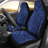 Blue Tribal Polynesian Car Seat Covers 105905 - YourCarButBetter