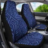 Blue Tribal Polynesian Car Seat Covers 105905 - YourCarButBetter