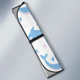 Blue Whale Pattern Car Auto Sun Shades 085424 - YourCarButBetter