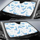 Blue Whale Pattern Car Auto Sun Shades 085424 - YourCarButBetter