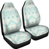 Blue & White Aztec Car Seat Covers 174510 - YourCarButBetter