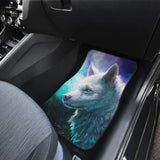 Blue White Wolf Car Floor Mats for Lovers 212602 - YourCarButBetter
