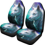 Blue White Wolf Car Seat Covers for Lovers 212602 - YourCarButBetter