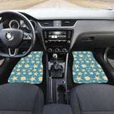 Blue With Sea Shell Pattern Car Floor Mats 212203 - YourCarButBetter