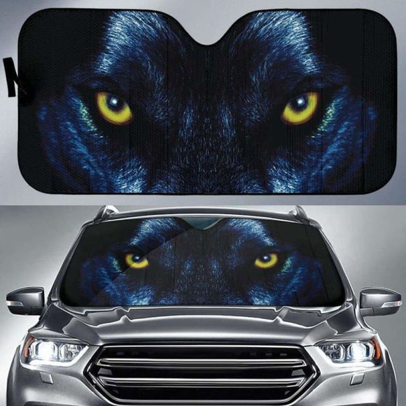 Blue Wolf Eyes Car Auto Sun Shades 172609 - YourCarButBetter