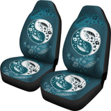 Blue Yin Yang Sea Turtles Car Seat Covers 101819 - YourCarButBetter