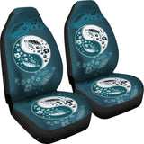 Blue Yin Yang Sea Turtles Car Seat Covers 101819 - YourCarButBetter