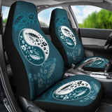 Blue Yin Yang Sea Turtles Car Seat Covers 101819 - YourCarButBetter