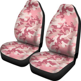 Blush Pink And Rose Camouflage Car Seat Covers Set Camo Seat Protectors 174510 - YourCarButBetter
