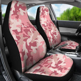 Blush Pink And Rose Camouflage Car Seat Covers Set Camo Seat Protectors 174510 - YourCarButBetter