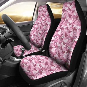 Blush Rose Pink And Mauve Camouflage Car Seat Covers 112608 - YourCarButBetter