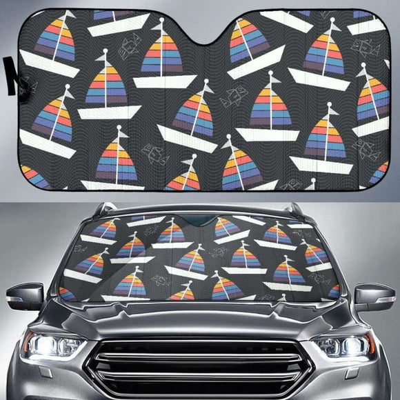 Boat Lover Car Sun Shades 102507 - YourCarButBetter