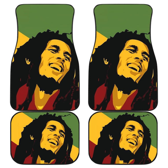 Bob Marley One Love Car Floor Mats 210703 - YourCarButBetter