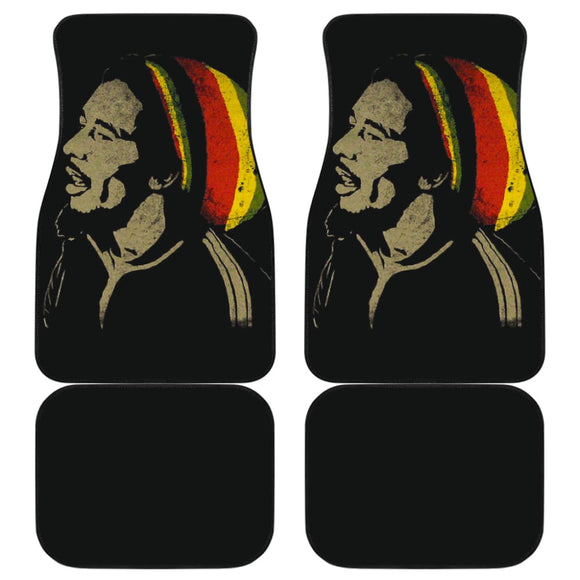 Bob Marley One Love Jamaica Reggae Car Floor Mats Custom 2 211901 - YourCarButBetter