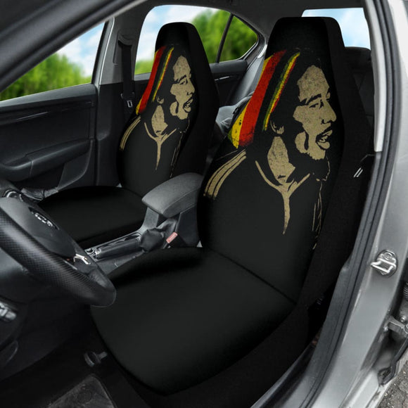 Bob Marley One Love Jamaica Reggae Car Seat Covers Custom 1 211901 - YourCarButBetter