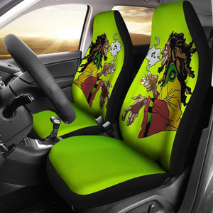 Bob Marley Rasta Car Seat Covers 210903 - YourCarButBetter