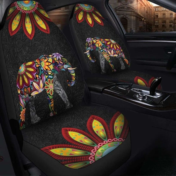 Bohemian Elephant Car Seat Covers 202820 - YourCarButBetter