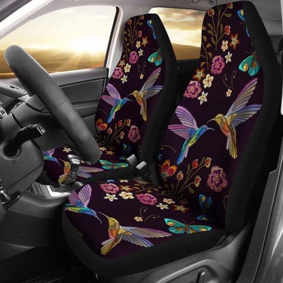 Bohemian Hummingbird Car Seat Covers 174914 - YourCarButBetter