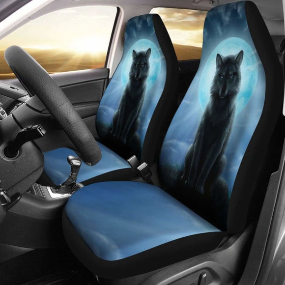 Bohemian Wolf Car Seat Covers 105905 - YourCarButBetter