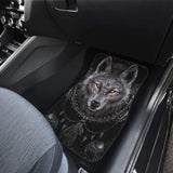 Bohemian Wolf Print Car Floor Mats 212002 - YourCarButBetter