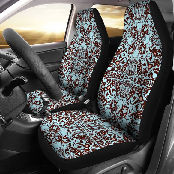 Boho Alien Space Pattern Five Car Seat Covers 103131 - YourCarButBetter