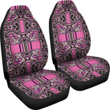 Boho Alien Space Pattern Three Car Seat Covers 103131 - YourCarButBetter