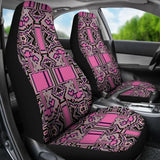 Boho Alien Space Pattern Three Car Seat Covers 103131 - YourCarButBetter