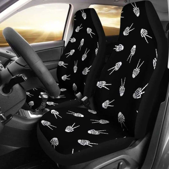Bone Hand Halloween Car Seat Covers 102802 - YourCarButBetter