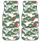 Bonsai Red Sun Japanese Pattern Front And Back Car Mats 094201 - YourCarButBetter