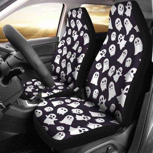 Boo Halloween Car Seat Covers 102802 - YourCarButBetter