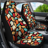 Book Lovers Pattern Car Seat Covers 195016 - YourCarButBetter