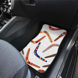 Boomerang Australian Aboriginal Ornament Pattern Front And Back Car Mats 174914 - YourCarButBetter