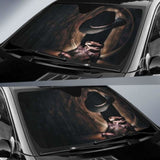 Boots & Hat & Ropes of Cowboy Vintage theme car auto sunshades 172609 - YourCarButBetter