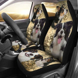 Border Collie Car Seat Covers 160830 - YourCarButBetter